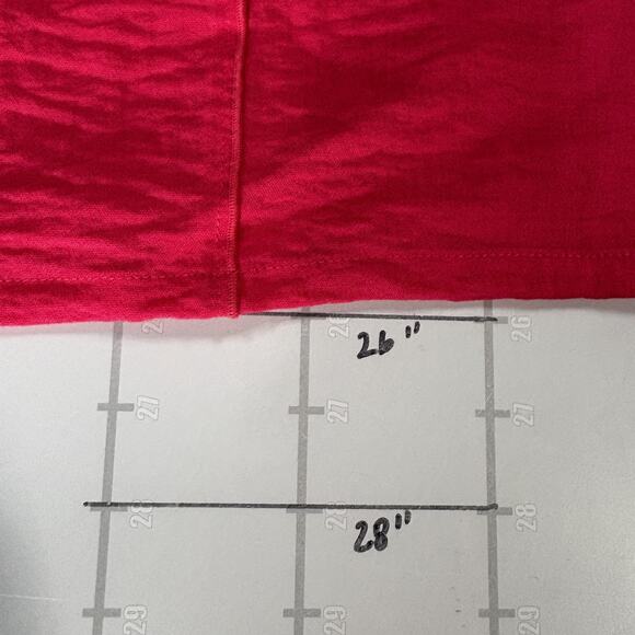 Habitat Tank Top Womens M Pink Sleeveless Textured Rayon Blend Lightweight - Picture 8 of 8